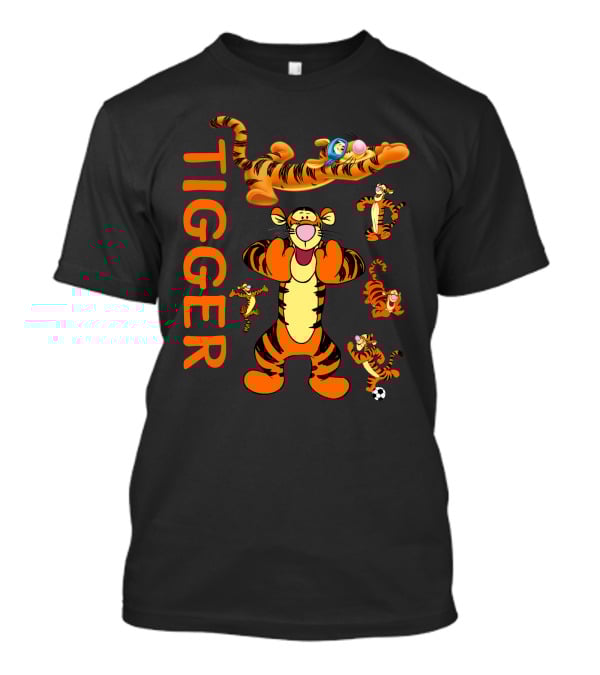 Tigger Playful Energetic Poses Collection T-Shirt