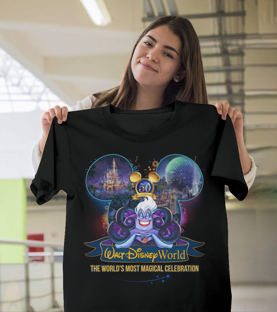 Walt Disney World 50th Anniversary Ursula The World's Most Magical T-Shirt