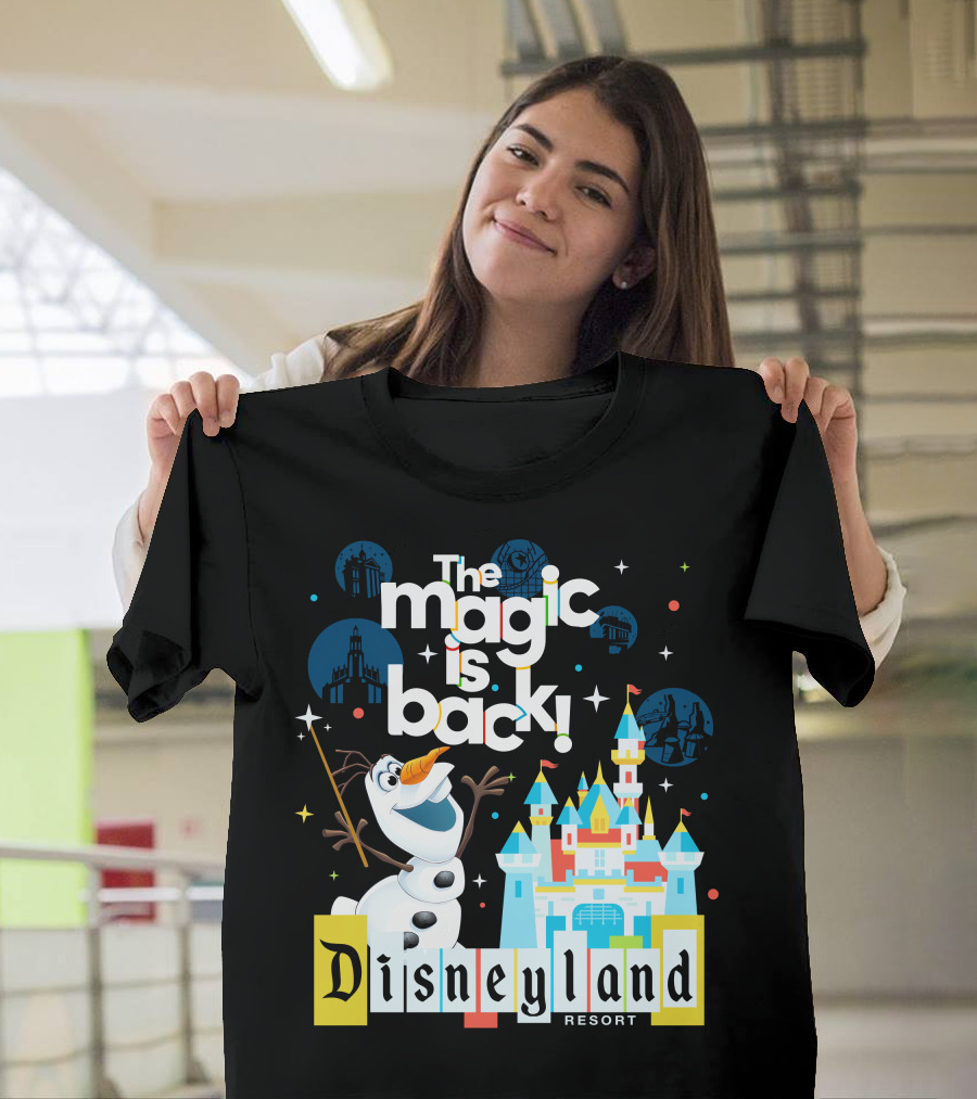 The Magic Is Back Olaf Disneyland Resort T-Shirt