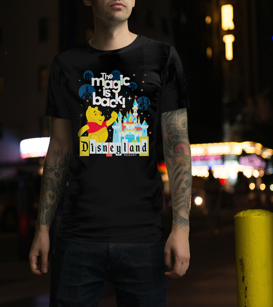 The Magic Is Back Pooh Disneyland Resort T-Shirt