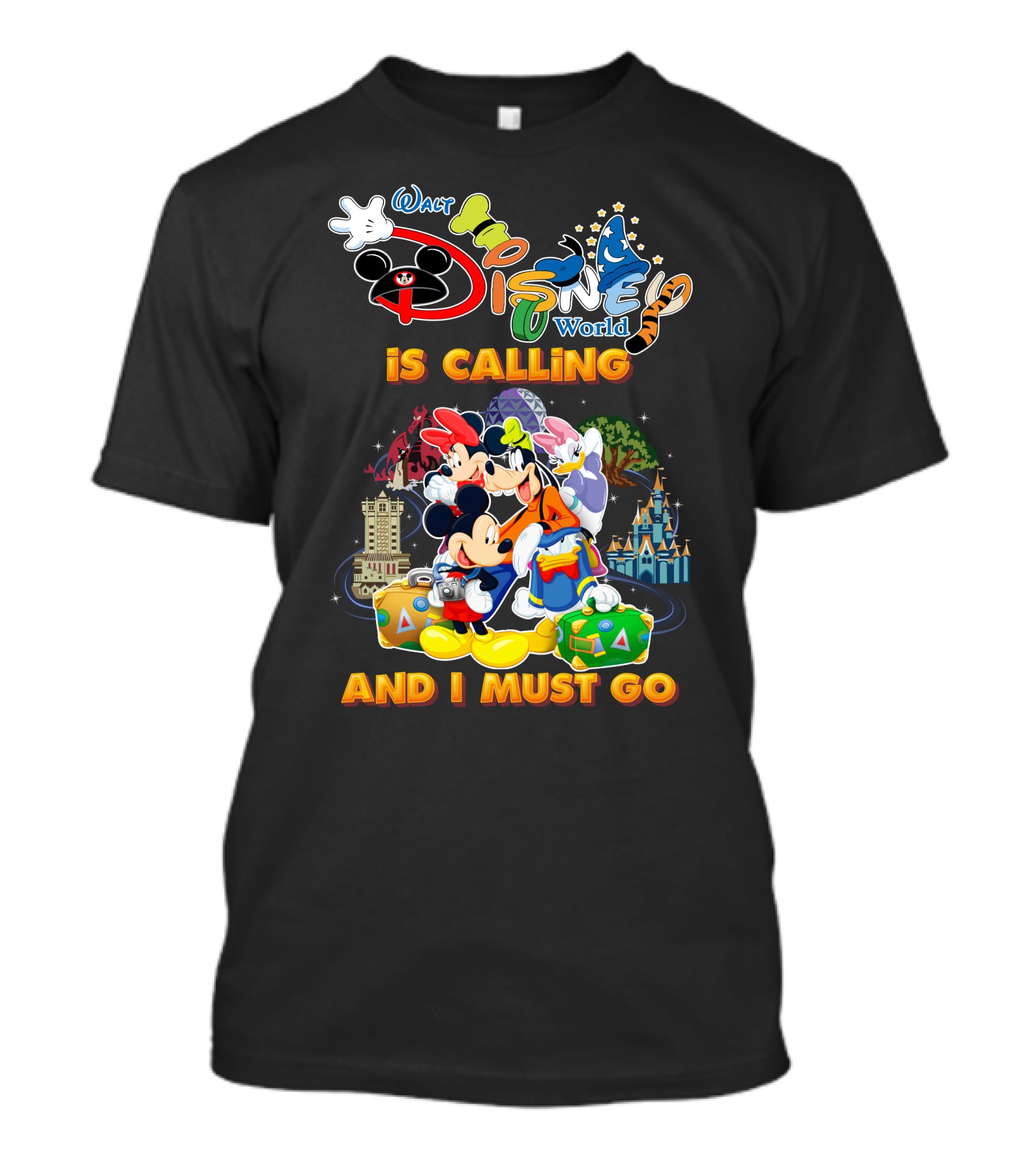Walt Disney World Is Calling And I Must Go Mickey & Friends T-Shirt