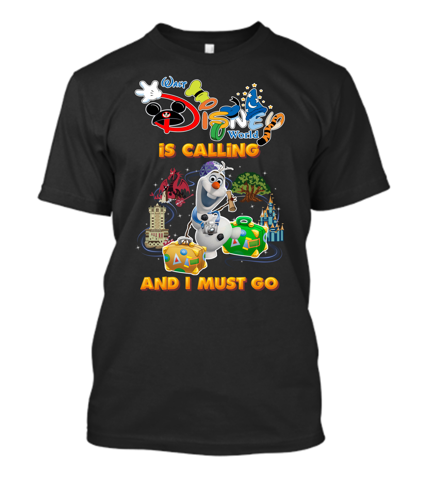 Walt Disney World Is Calling And I Must Go Olaf T-Shirt