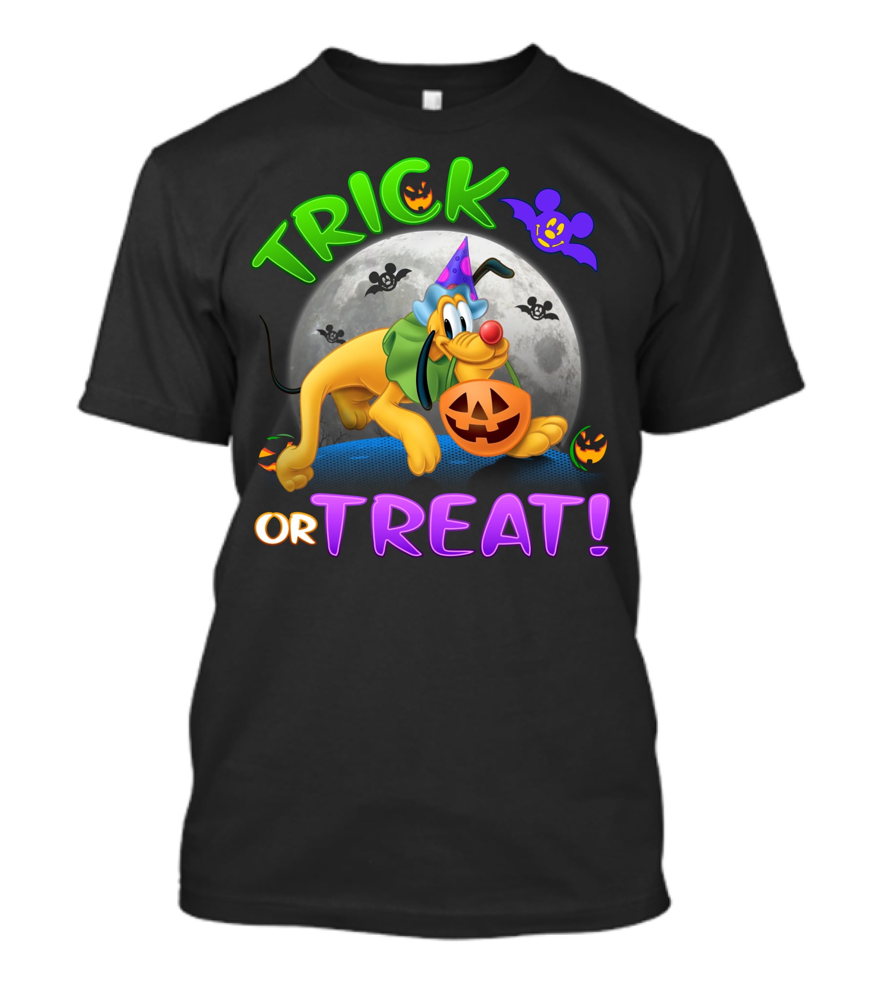 Trick Or Treat Pluto Halloween Disney T-Shirt