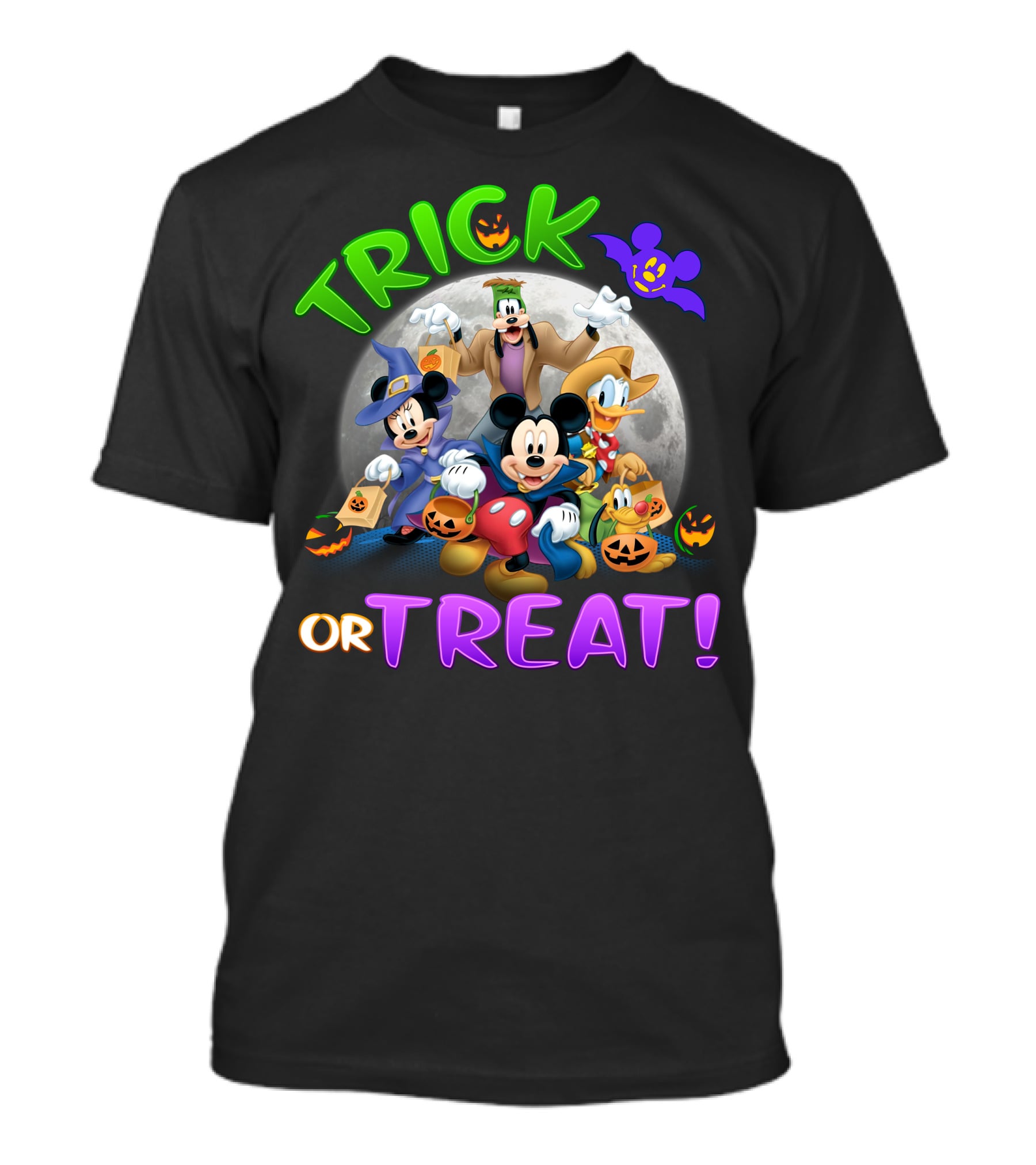 Trick Or Treat Mickey And Friends Halloween Adventure T-Shirt