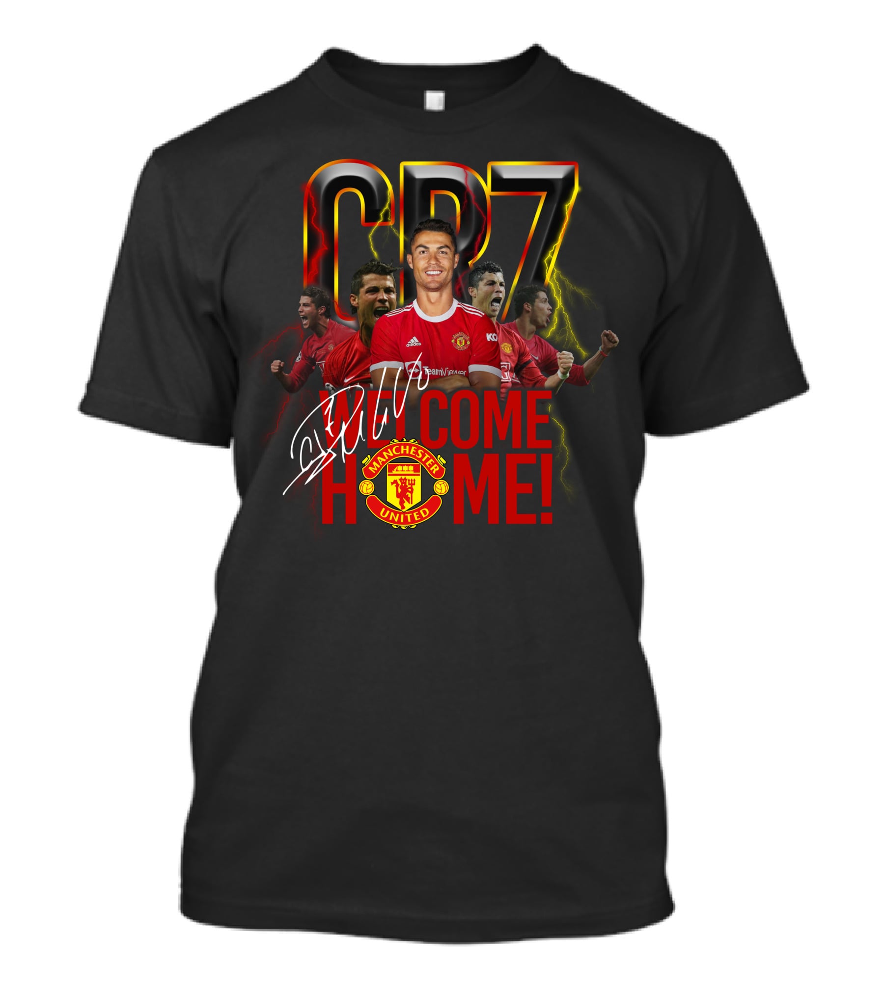 Cr7 Welcome Home Manchester United T-Shirt