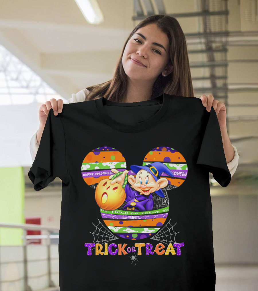 Happy Halloween Dopey Trick Or Treat T-Shirt