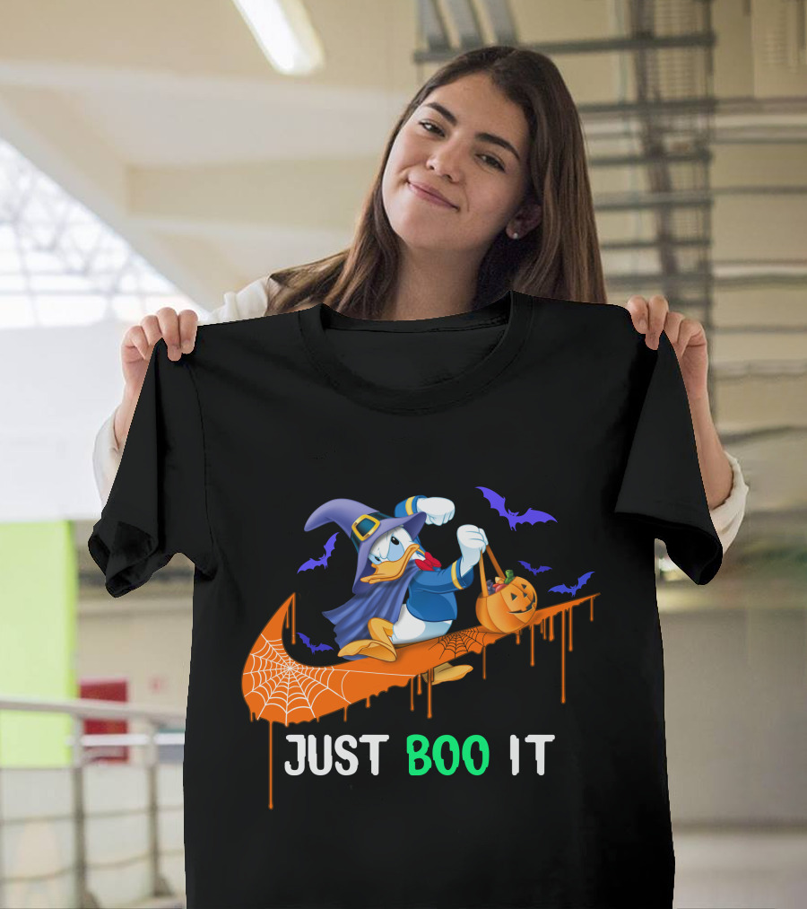 Just Boo It Donald Halloween Nike Theme T-Shirt