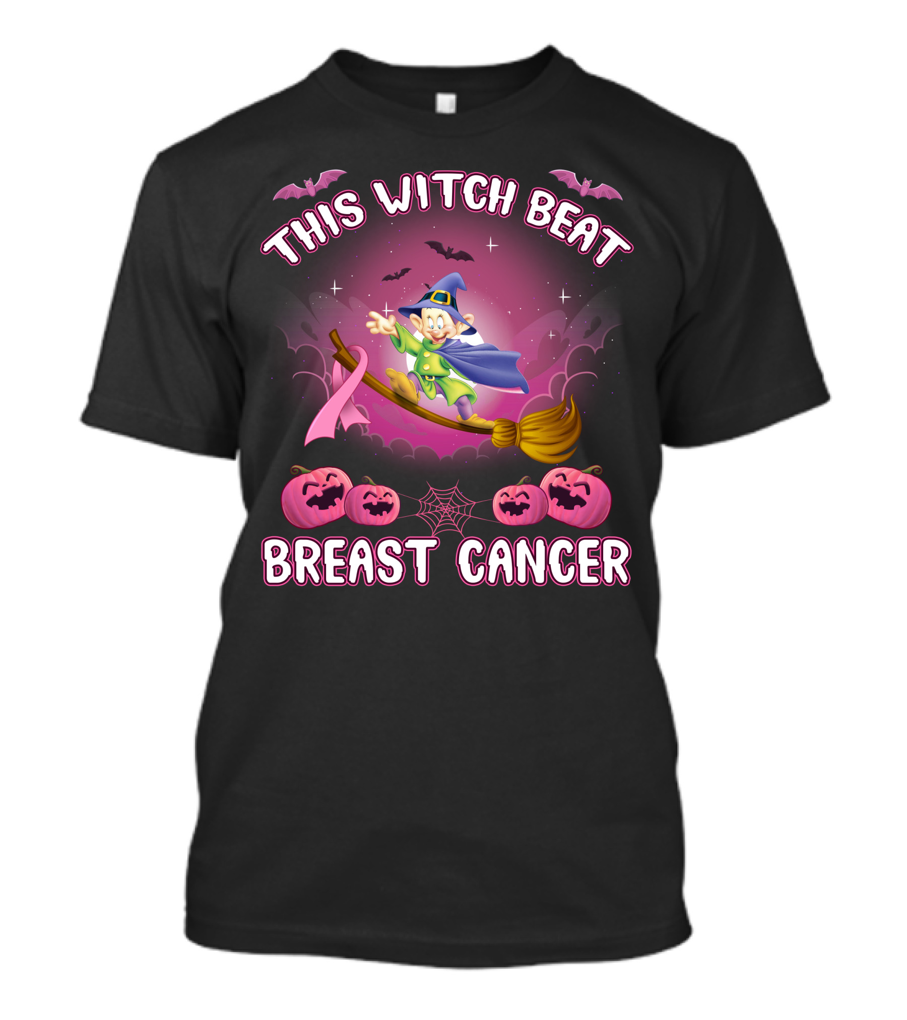 This Witch Beat Breast Cancer Dopey -D T-Shirt