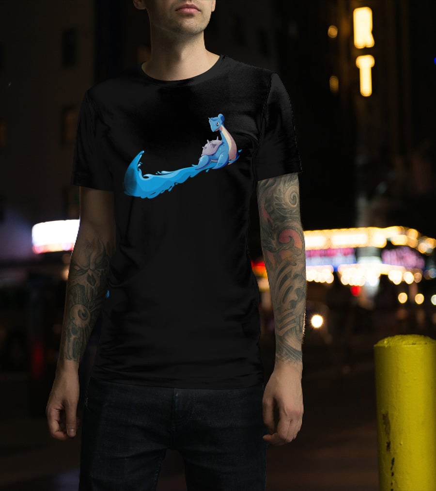 Lapras Water-Type Pokémon Splash T-Shirt