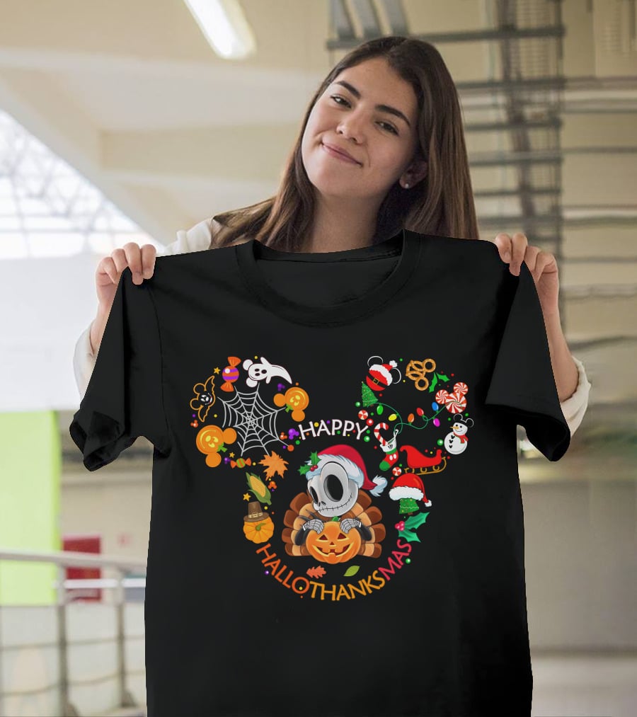 Happy Hallothanksmas Jack Skellington T-Shirt