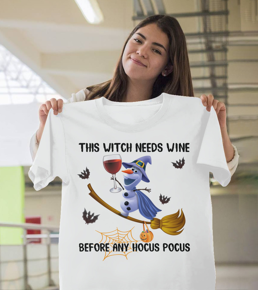 This Witch Needs Wine Before Any Hocus Pocus T-Shirt