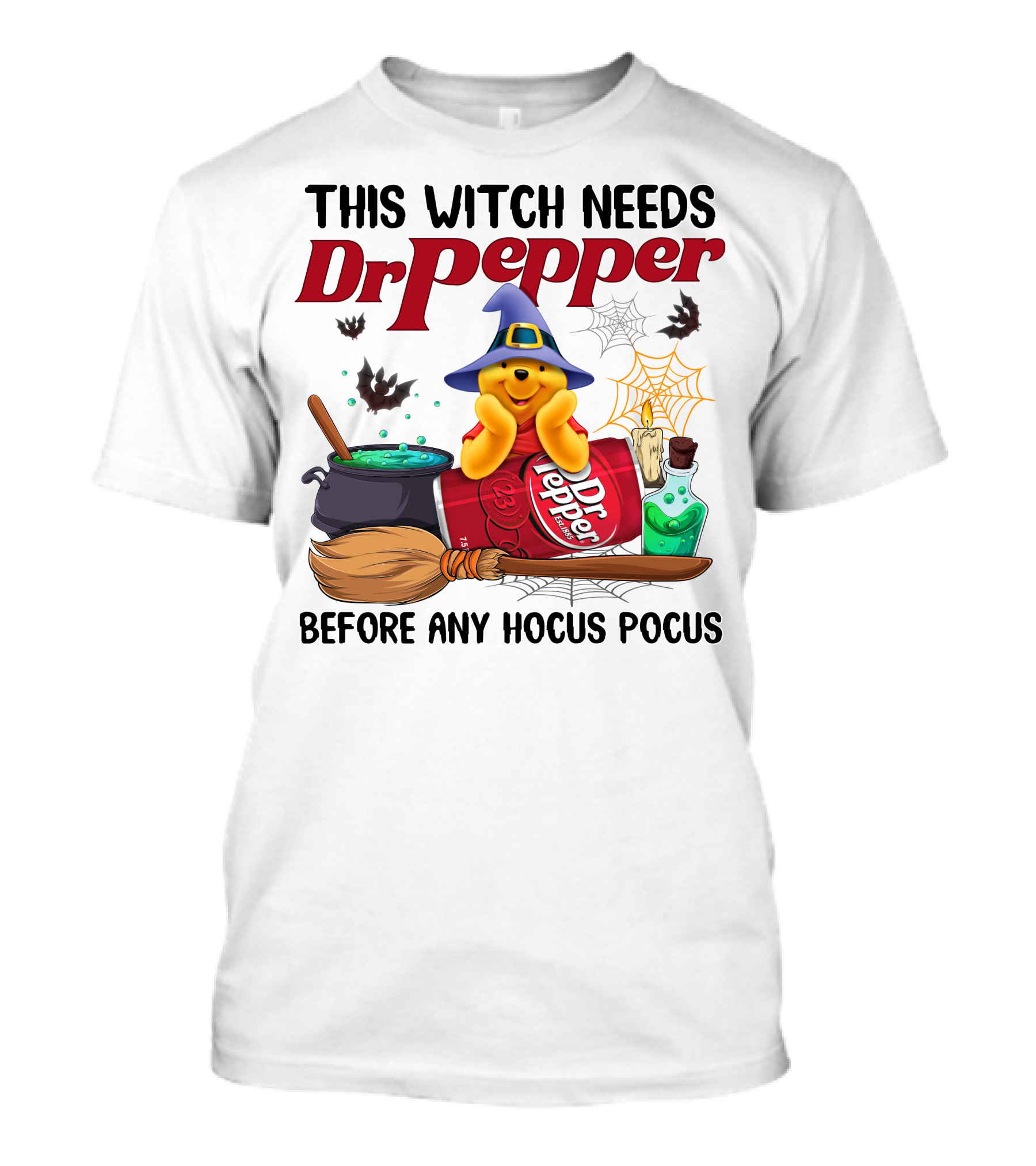 This Witch Needs Dr Pepper Before Any Hocus Pocus Pool T-Shirt