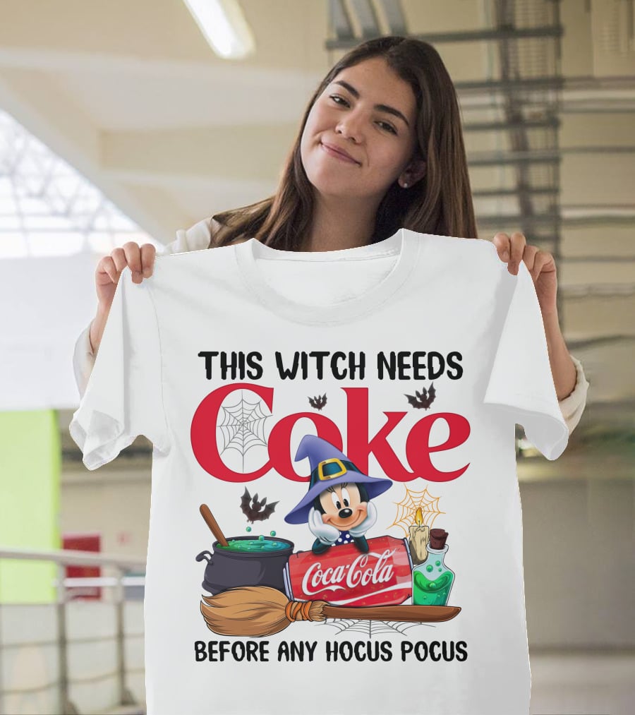 This Witch Needs Coke Coca-Cola Before Any Hocus Pocus T-Shirt