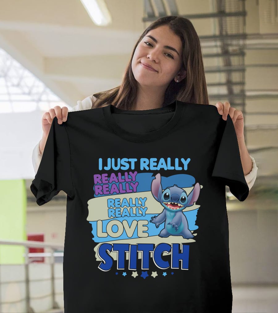I Just Really Really Really Really Love Stitch T-Shirt