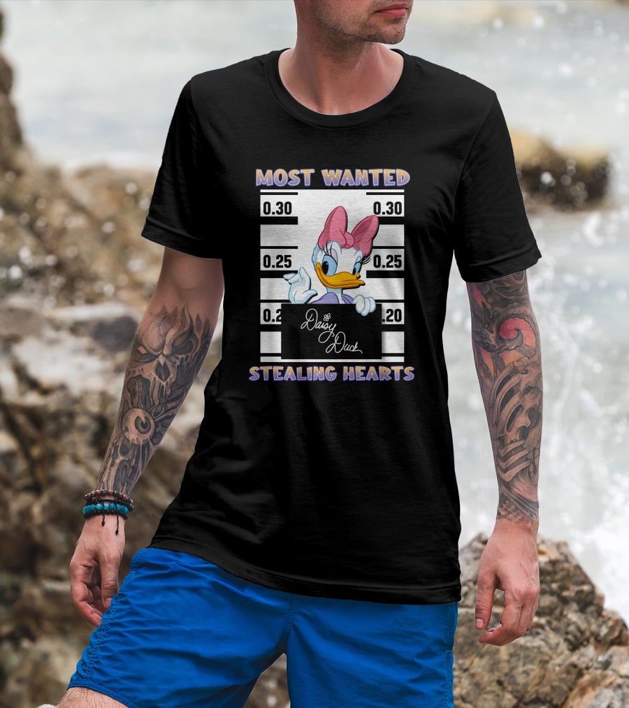Most Wanted Daisy Duck Stealing Hearts T-Shirt