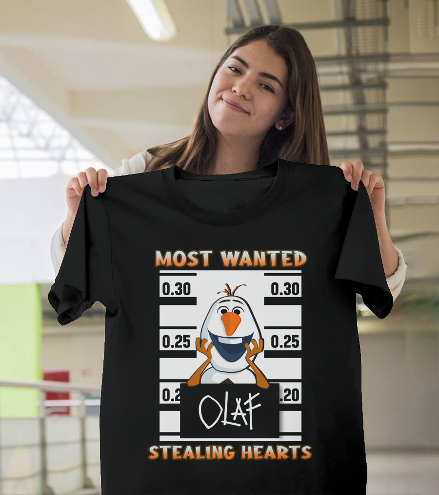 Most Wanted Olaf Stealing Hearts T-Shirt