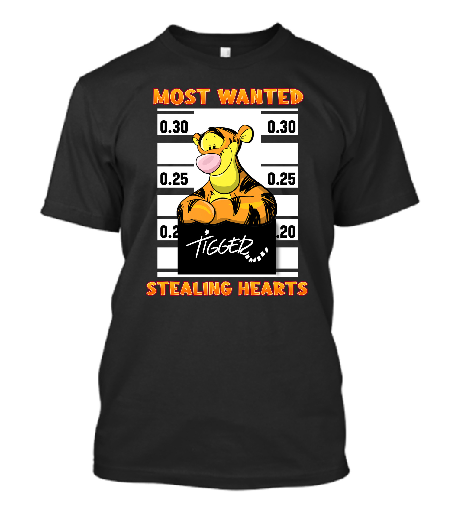 Most Wanted Tigger Stealing Hearts T-Shirt