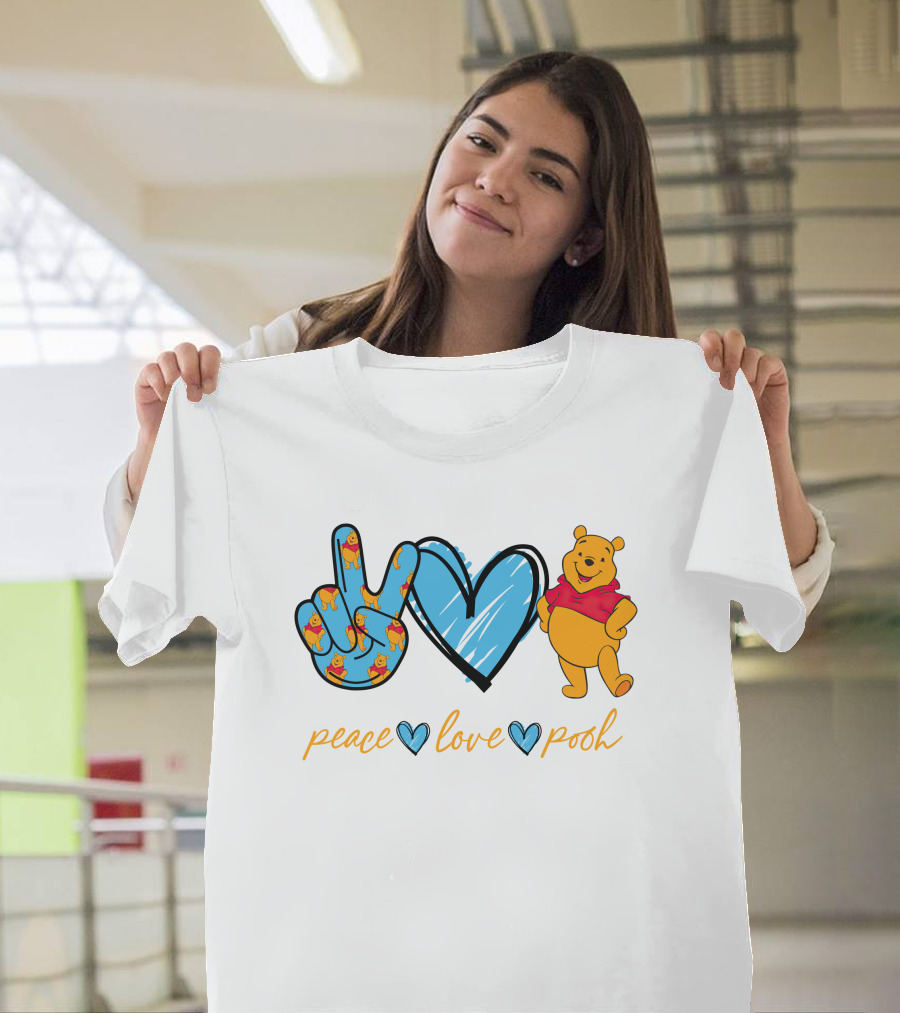 Peace Love Pooh T-Shirt