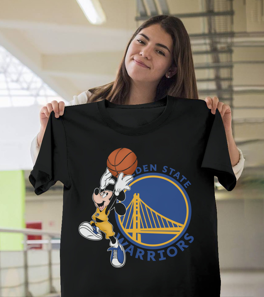 Mickey Golden State Warriors Basketball T-Shirt