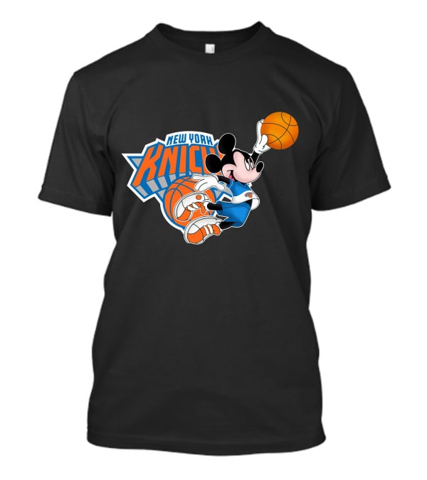 New York Knicks Mickey Basketball T-Shirt