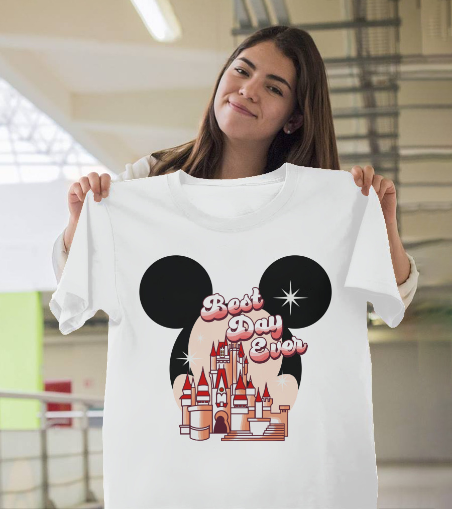 Best Day Ever Mickey Castle T-Shirt