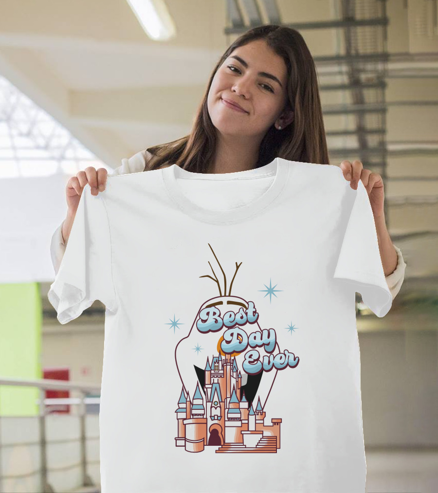 Best Day Ever Olaf Castle T-Shirt