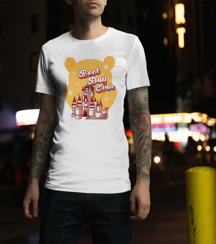 Best Day Ever Pooh Castle T-Shirt