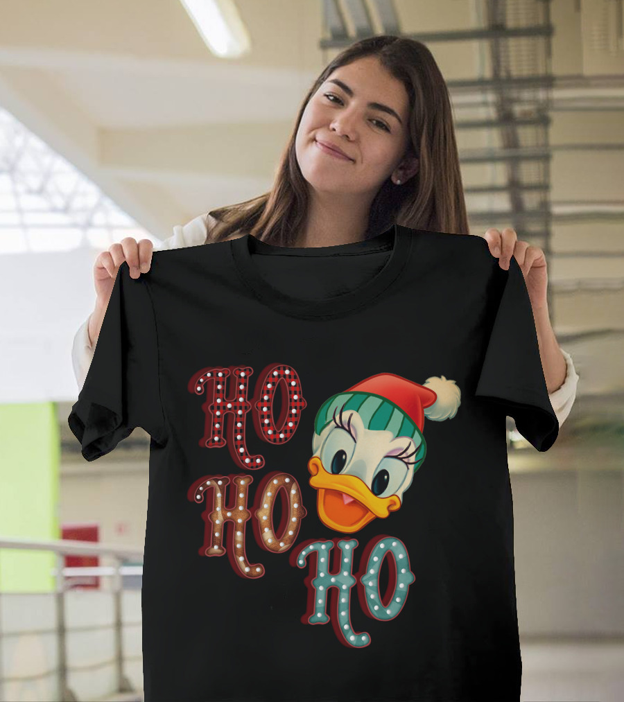 Ho Ho Ho Daisy Holiday Fun T-Shirt