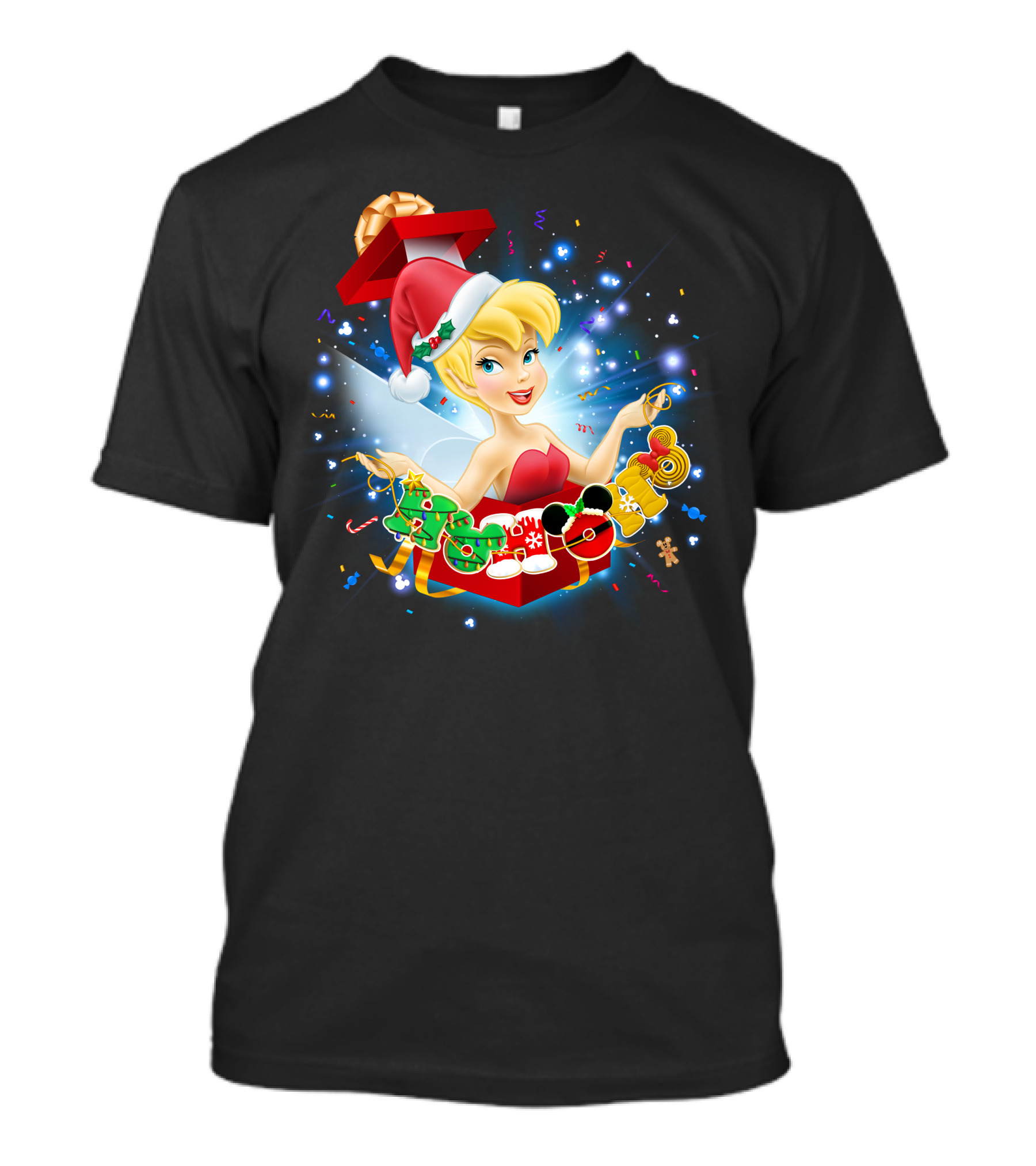 Tinkerbell Christmas Lights Magic T-Shirt