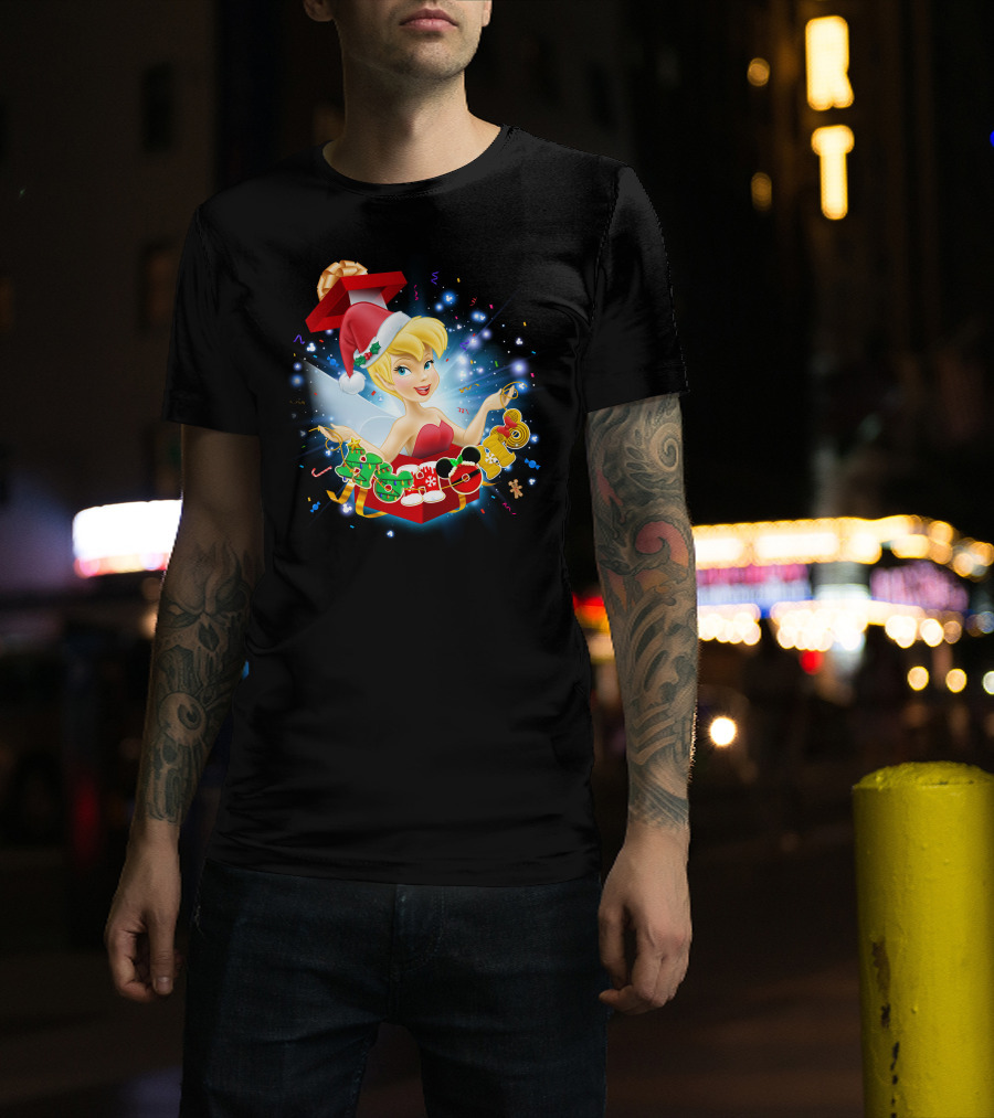 Tinkerbell Christmas Lights Magic T-Shirt