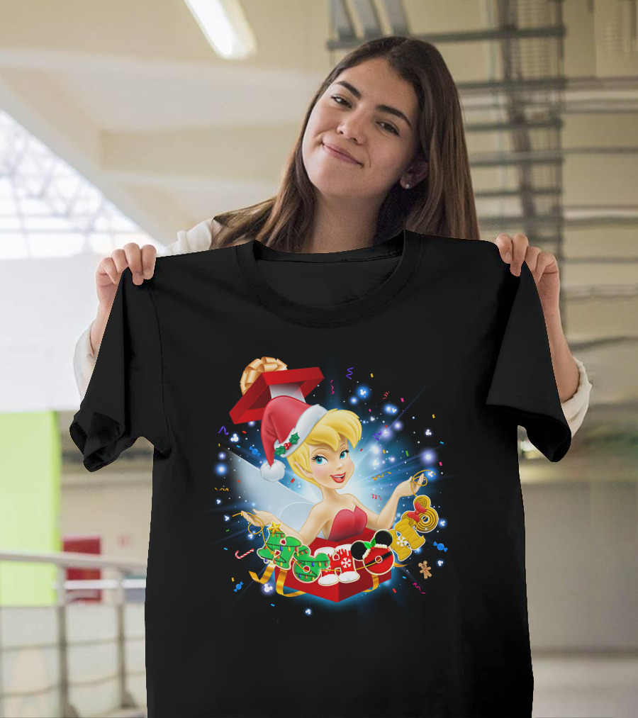 Tinkerbell Christmas Lights Magic T-Shirt