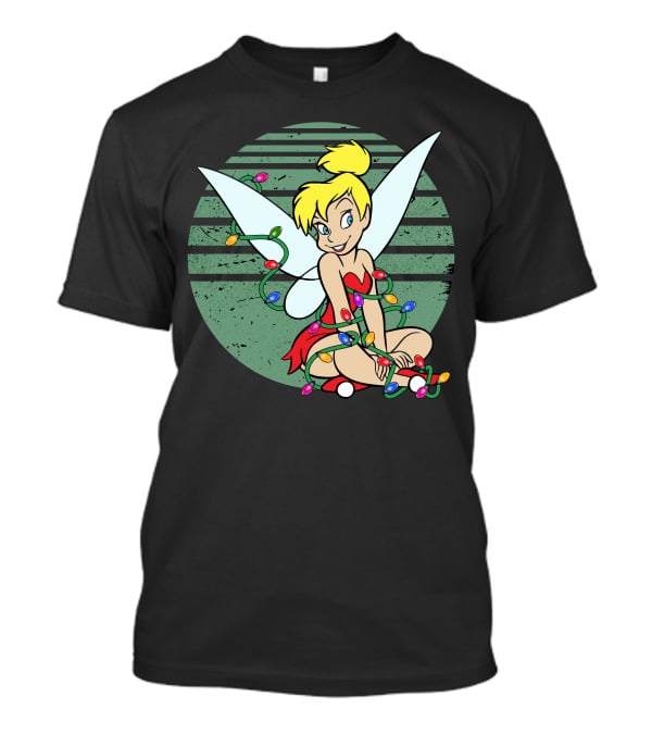 Tinkerbell Christmas Lights Fairy Wings Magic T-Shirt