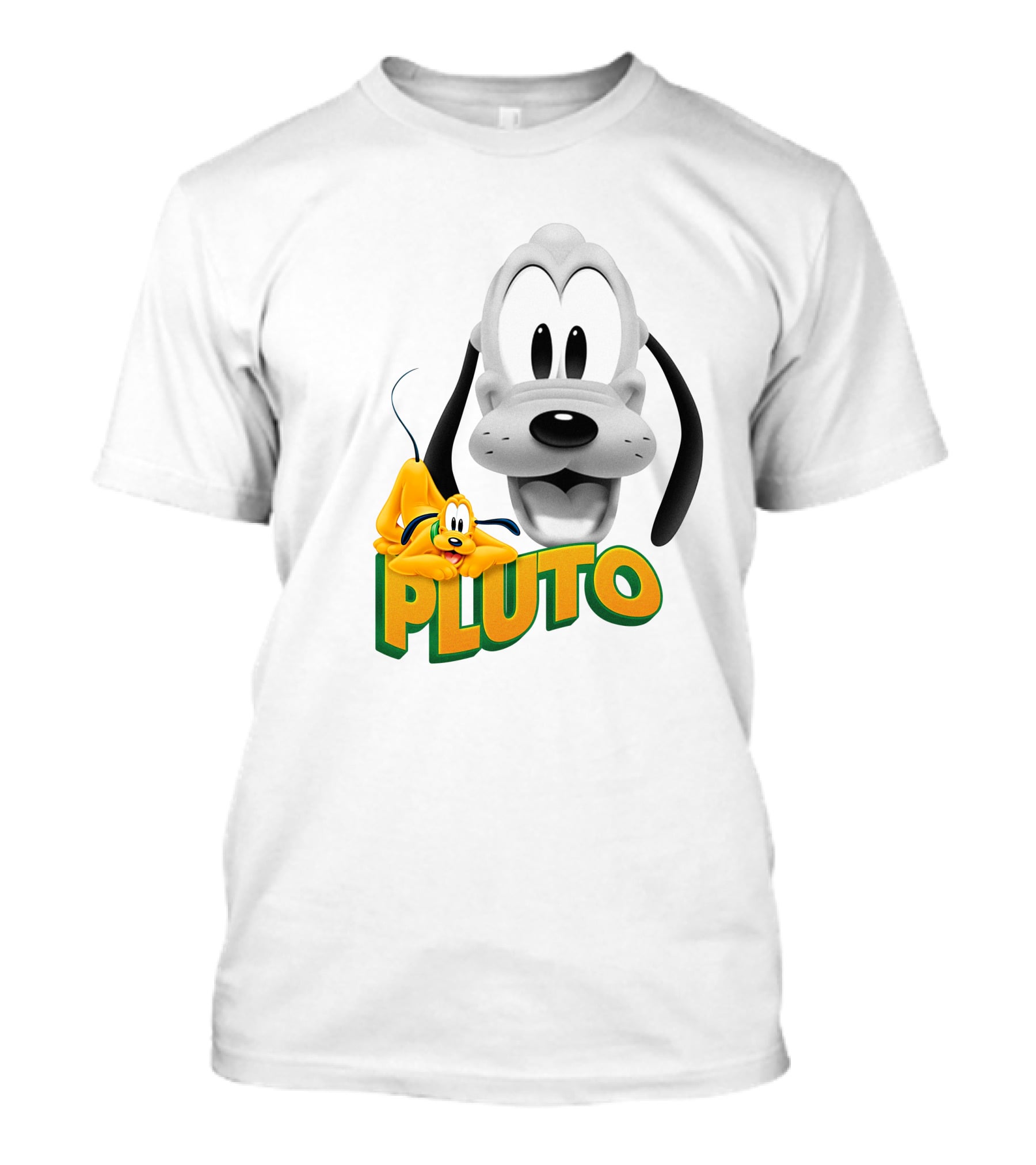 Pluto Cartoon Dog Disney Animation Character T-Shirt