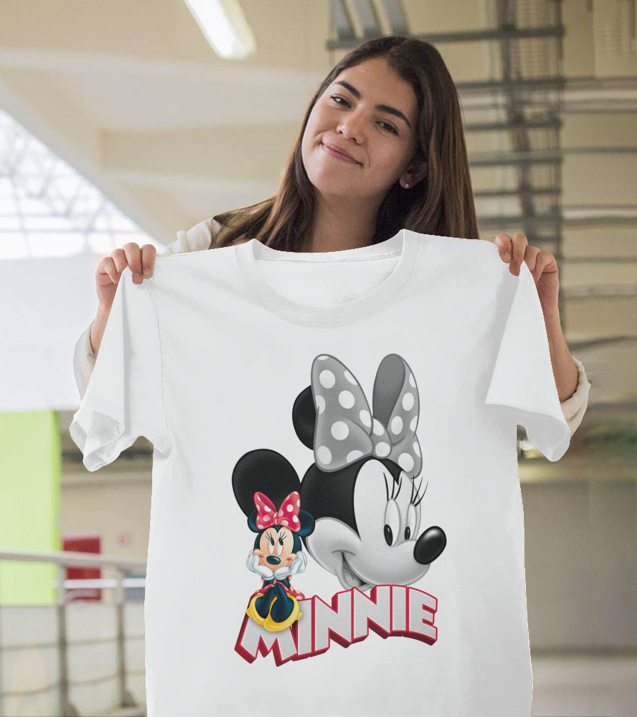 Minnie Mouse Large Polka Dot Bow T-Shirt