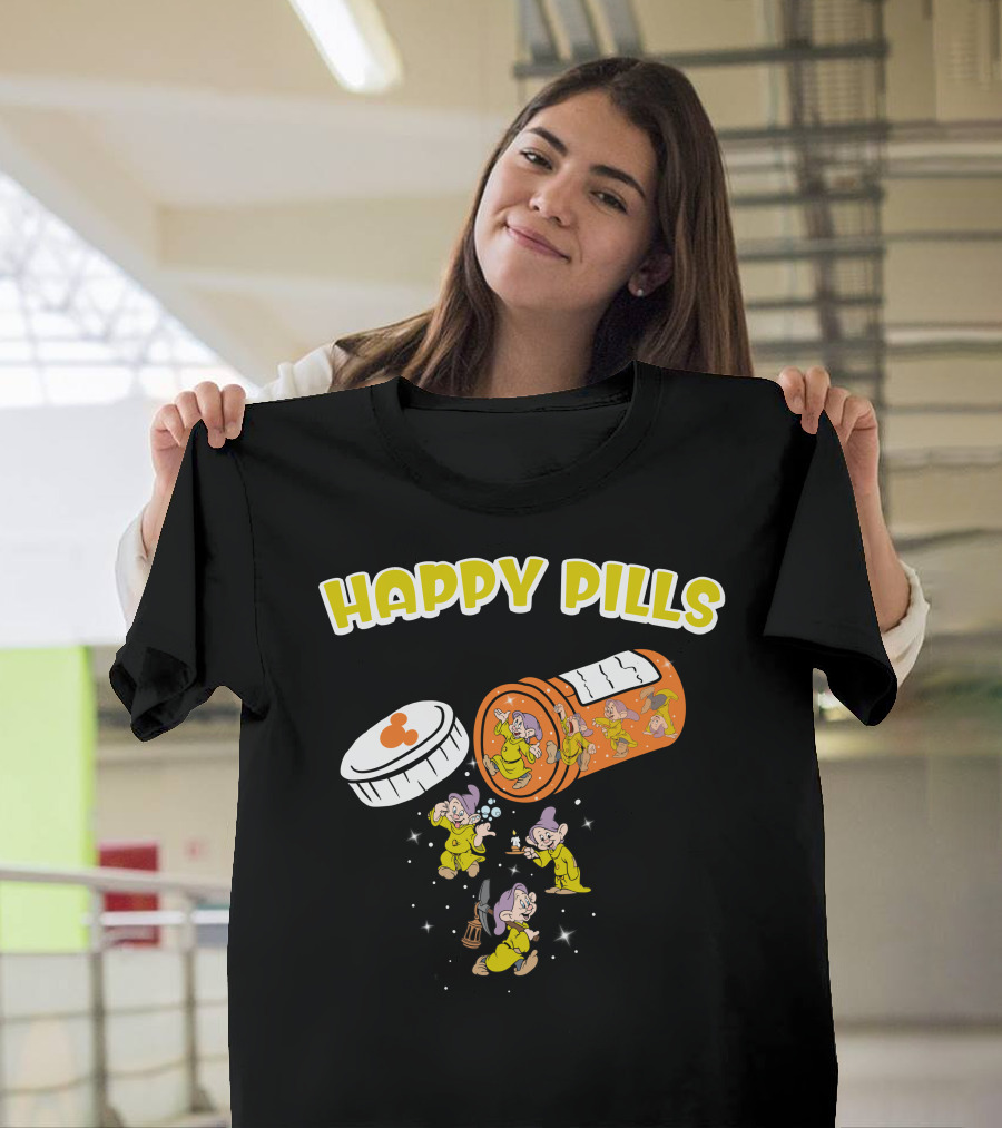 HAPPY PILLS Dopey Dwarf Animation T-Shirt