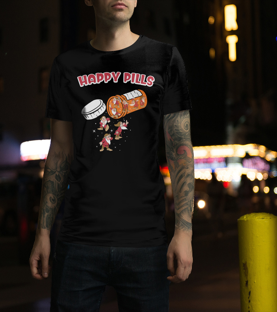 HAPPY PILLS Grumpy Seven Dwarfs T-Shirt