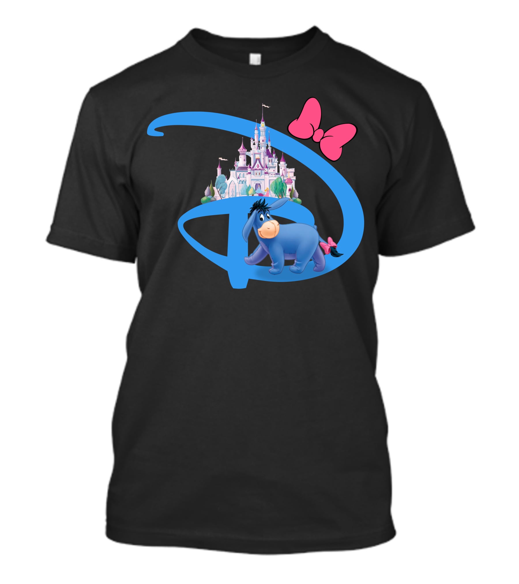 Eeyore Disney Castle Bow T-Shirt