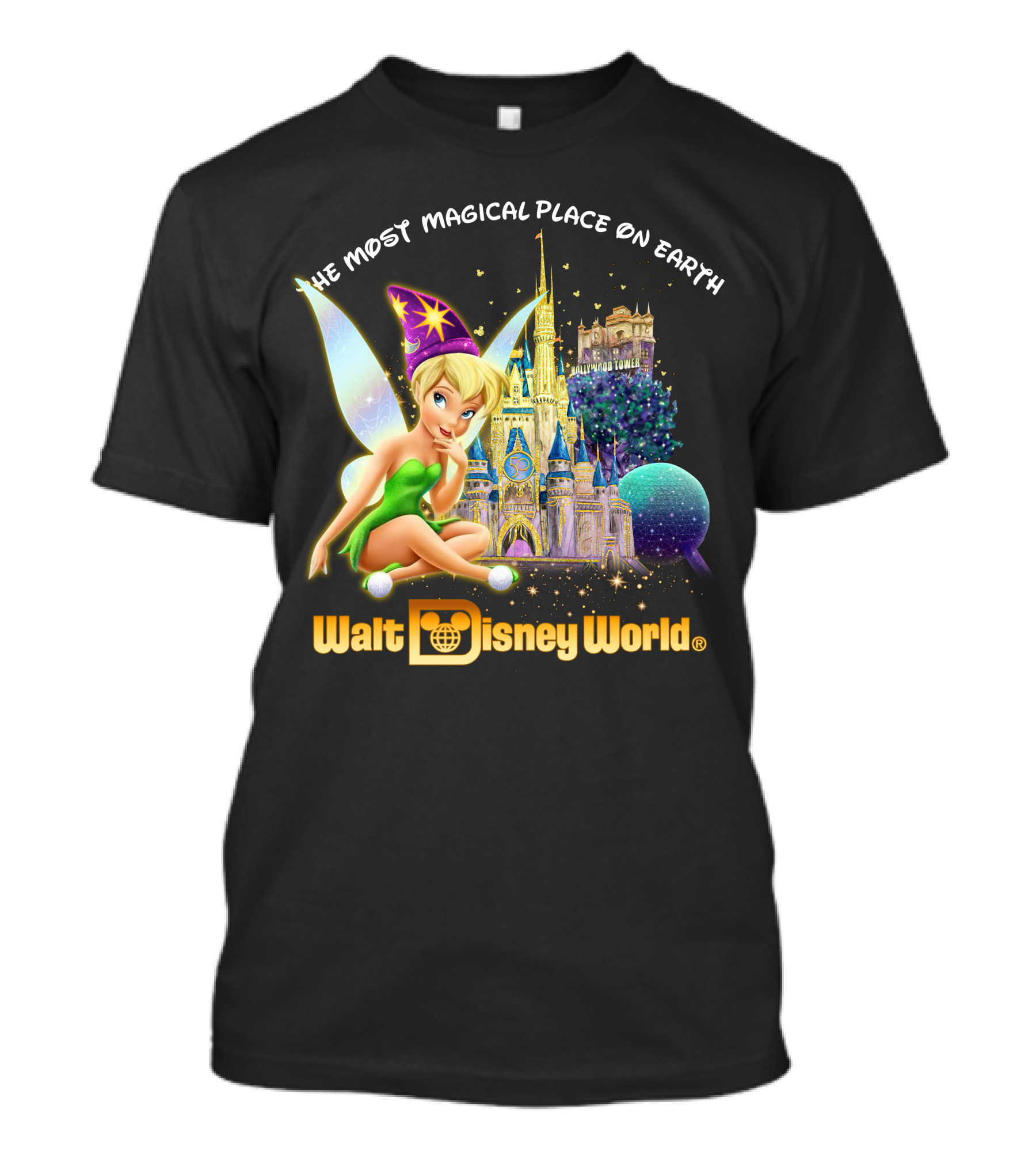 Tinkerbell Walt Disney World The Most Magical Place On Earth T-Shirt