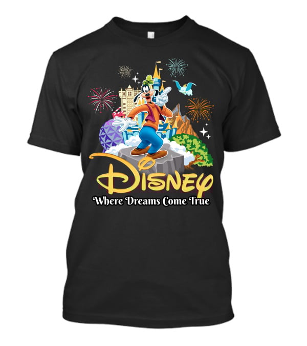 Disney Goofy Where Dreams Come True T-Shirt