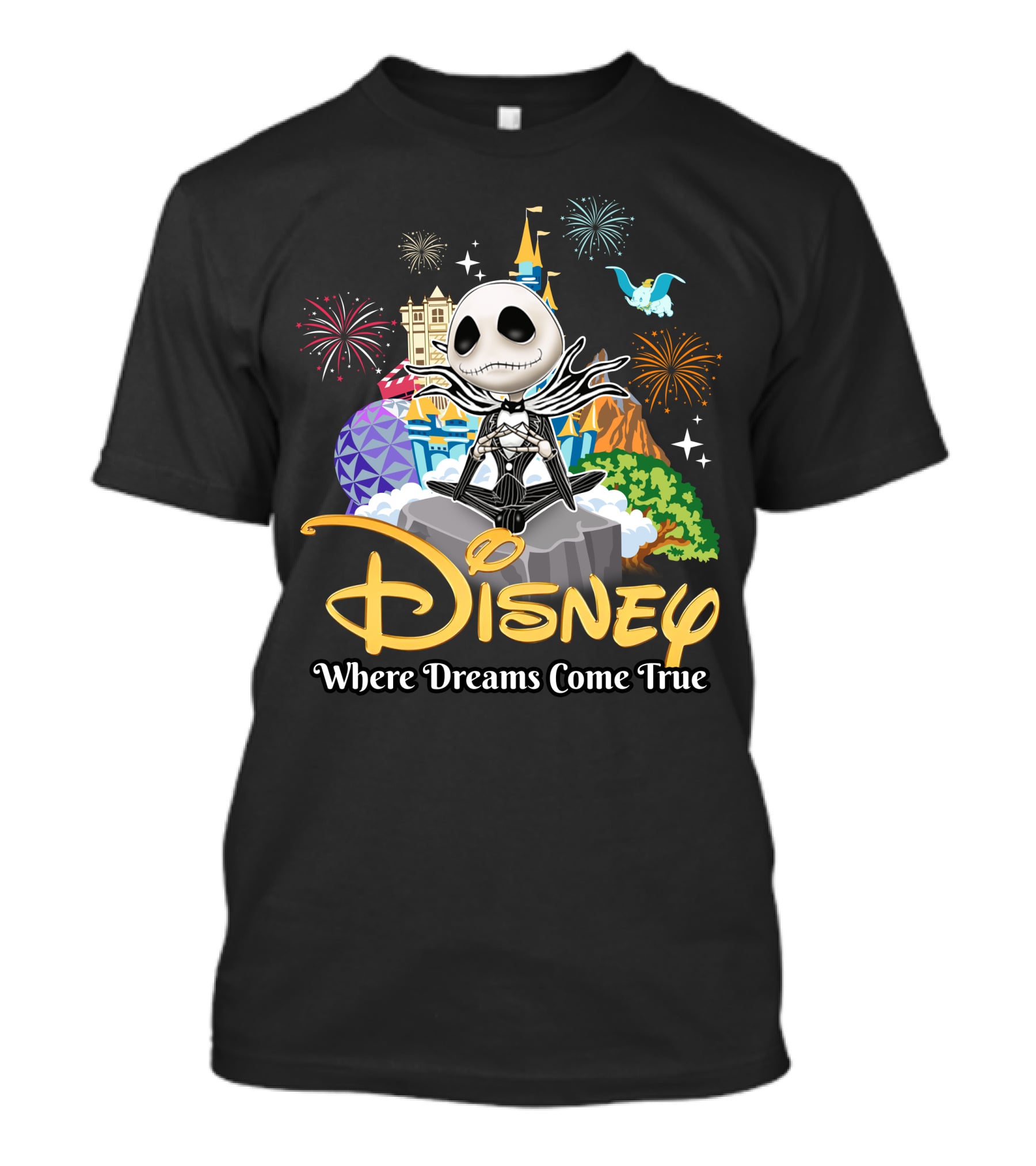 Disney Jack Skellington Where Dreams Come True T-Shirt