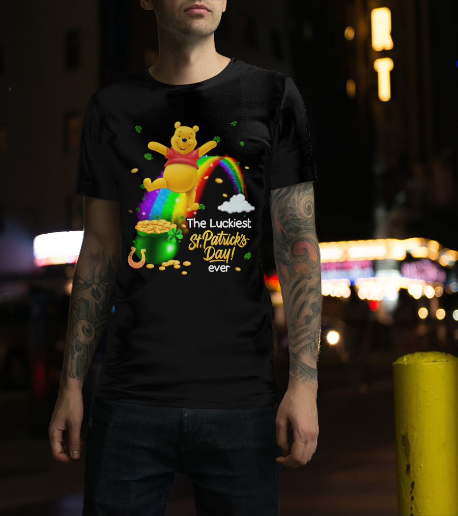 The Luckiest St. Patrick's Day Ever Pooh T-Shirt