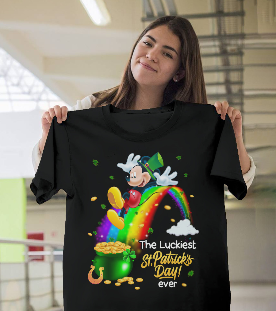 Mickey The Luckiest St. Patrick's Day Ever T-Shirt
