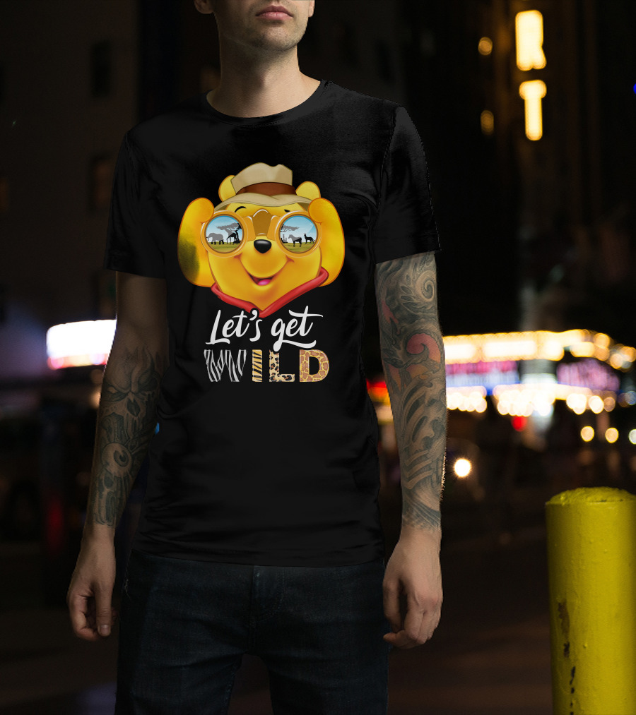 Let's Get Wild Pooh Safari Adventure T-Shirt