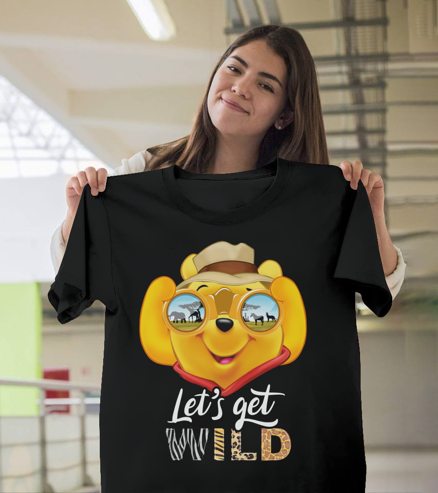 Let's Get Wild Pooh Safari Adventure T-Shirt