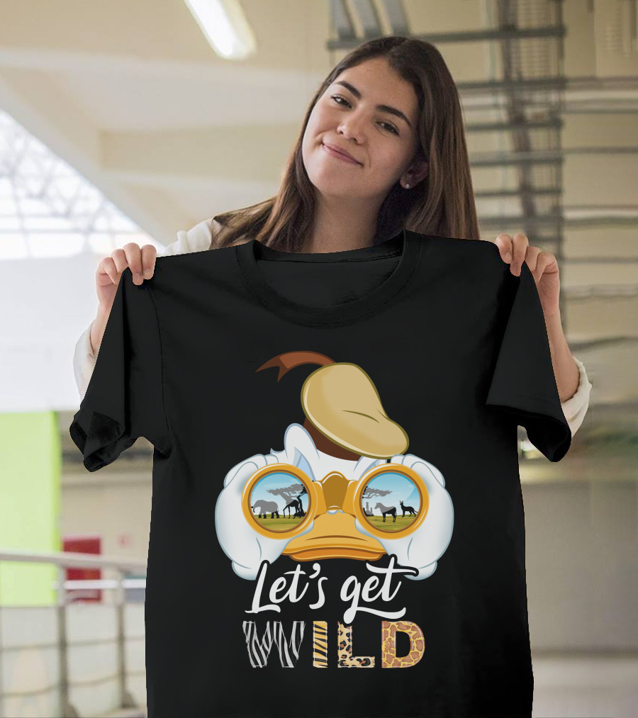 Let's Get Wild Donald Duck Safari Adventure T-Shirt