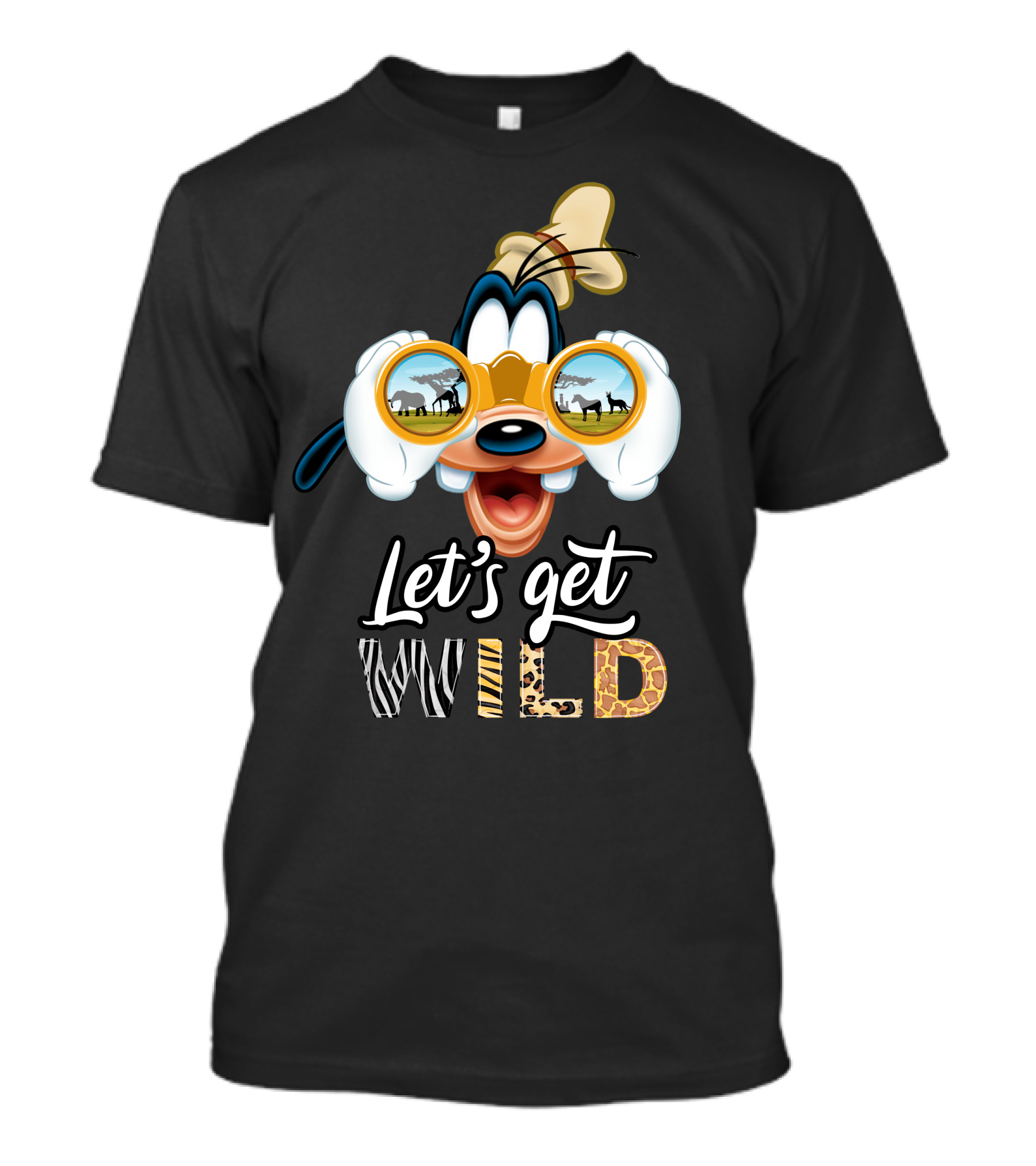 Let's Get Wild Goofy Safari Adventure T-Shirt