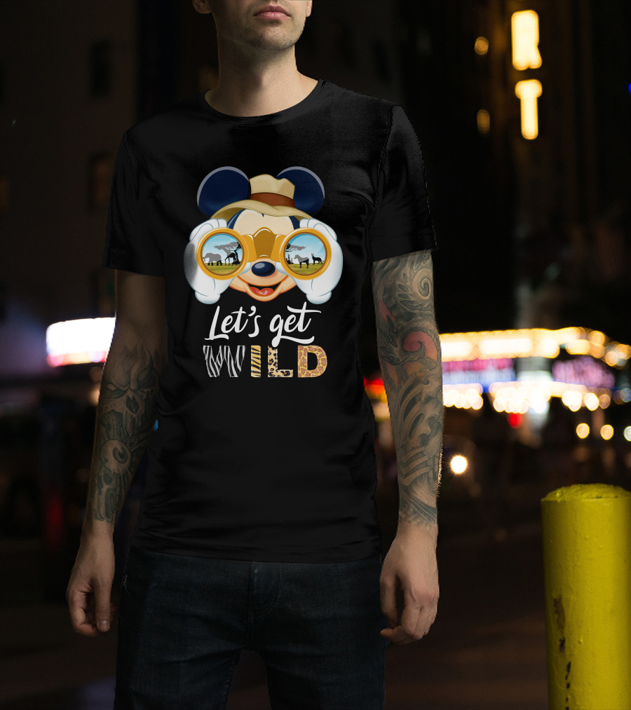Let's Get Wild Mickey Safari Adventure T-Shirt