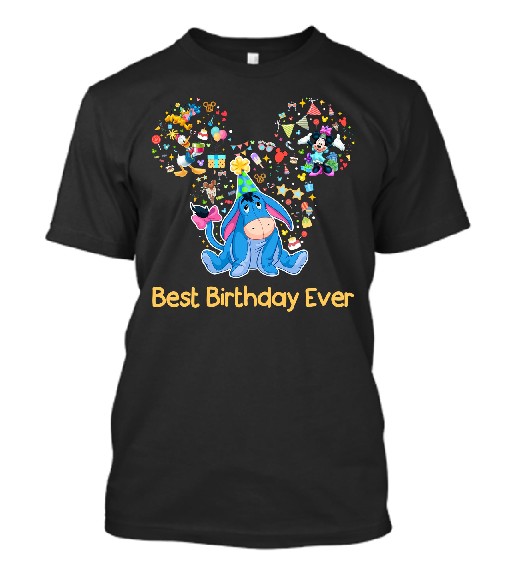 Eeyore Best Birthday Ever Disney Celebration T-Shirt