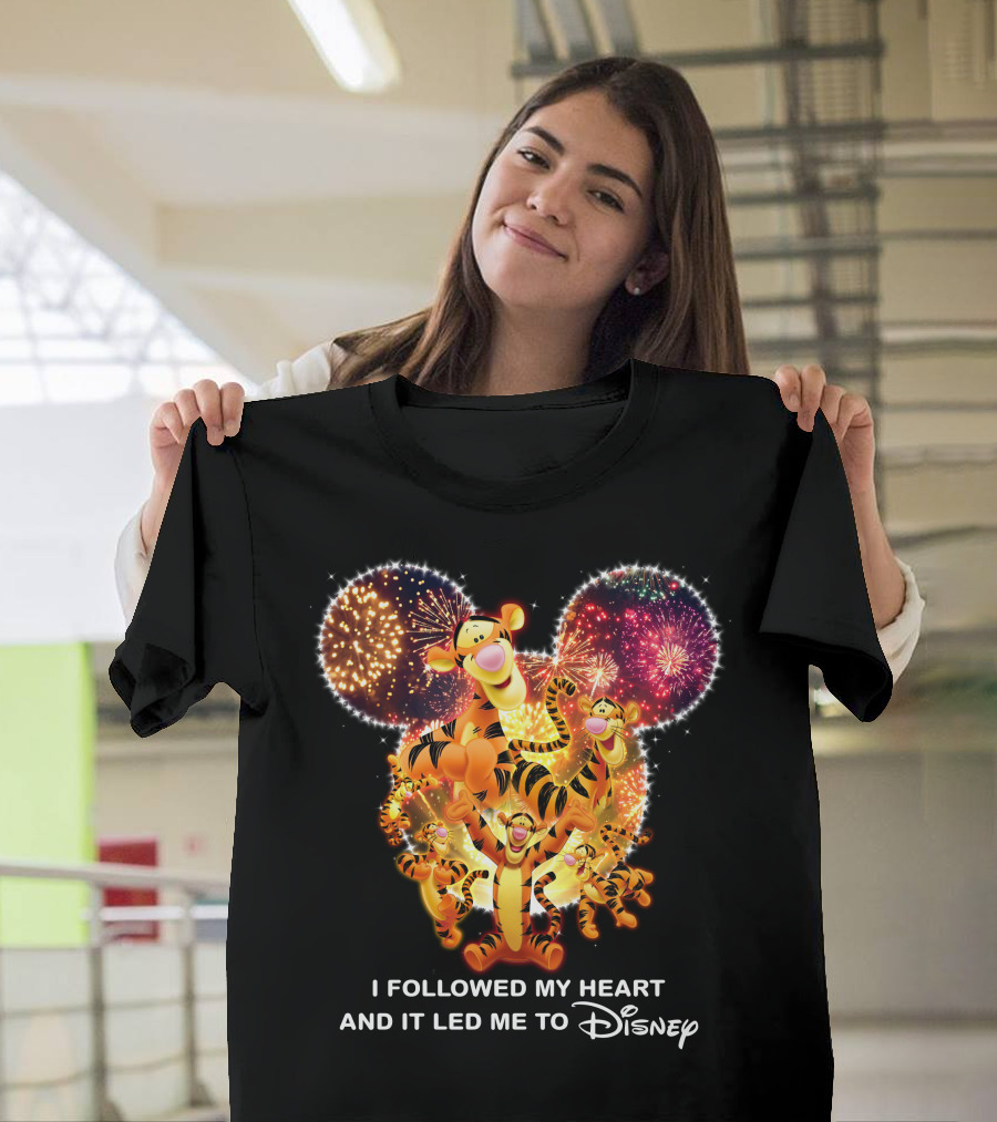 Tigger I Followed My Heart And It Led Me To Disney T-Shirt