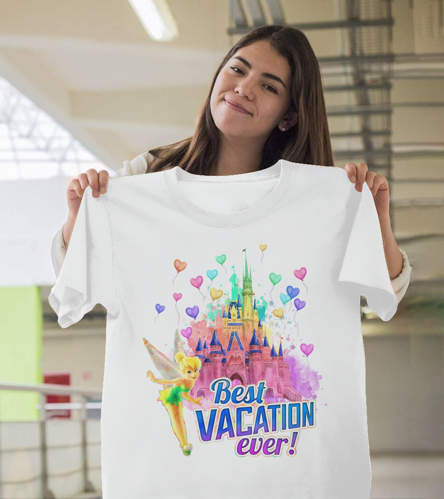 Tinkerbell Best Vacation Ever T-Shirt